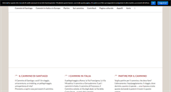 Desktop Screenshot of compostela.pellegrinando.it